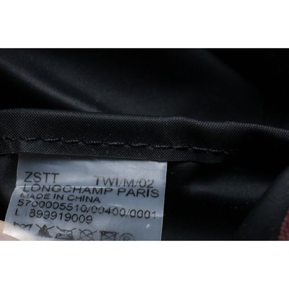 Longchamp, Le Pliage tote in burgundy - Picture 8 of 9